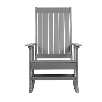 Уличное кресло-качалка Ez-Care Tek-Wood Adirondack, шиферно-серый