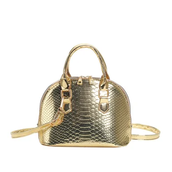Модные женские сумки через плечо со змеиным узором 2023 года, высококачественный простой дизайн, новинка в сумочке, изысканная новинка, сумка в виде ракушки