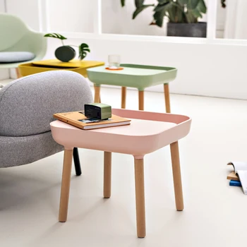 Современный Скандинавский Маленький Приставной столик Для гостиной Креативный Маленький Чайный столик Многофункциональная спальня Мини-тумбочка для хранения вещей
